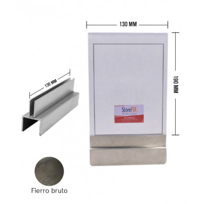 Porta precio en bruto a...
