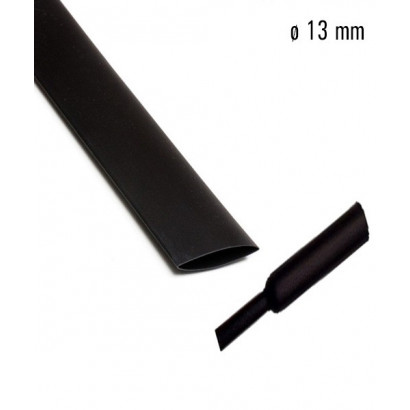 Termocontraible 13 mm negro