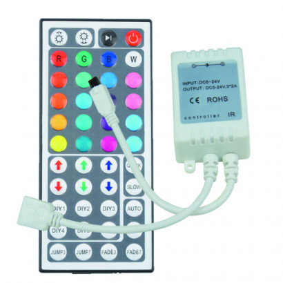 Controlador LED RGB IR/ 44...