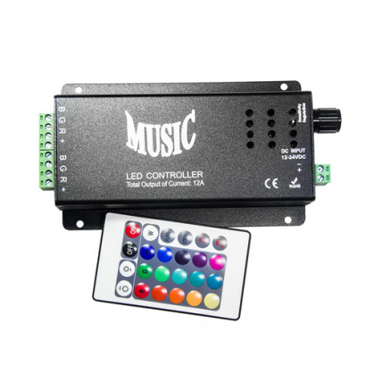 Controlador musical RGB IR...