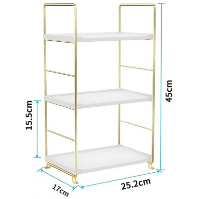 Estante Organizador Esquinero Perchero 3 Niveles