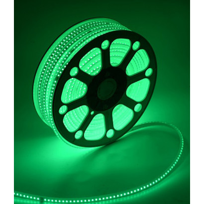 Cinta LED 220V verde 60 led