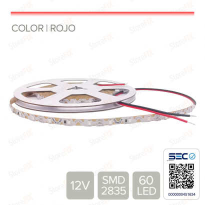 Cinta LED 6W 12V 60L zig...