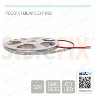 Cinta LED 8.4W 12V 60L zig...