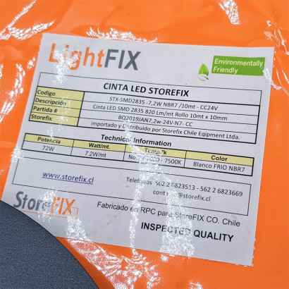Cinta LED 7.2W 24V - blanco...