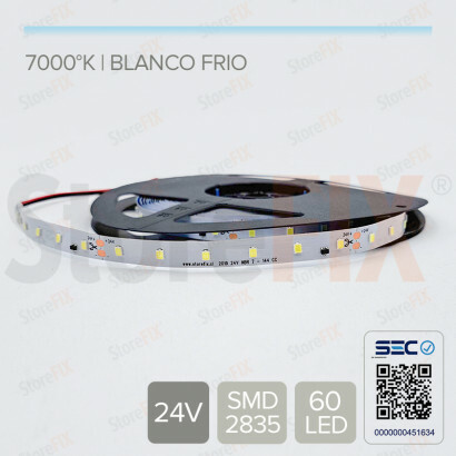 Cinta LED 7.2W 24V - blanco...