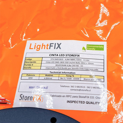Cinta LED 4.8W 24V - blanco...