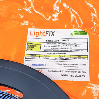 Cinta LED 4.8W 24V - blanco...