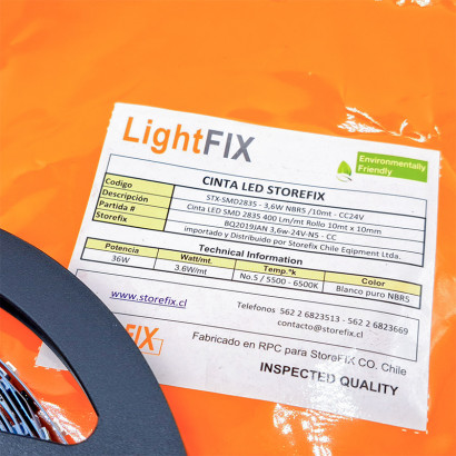 Cinta LED 3.6W 24V - blanco...