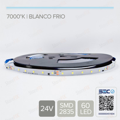 Cinta LED 3.6W 24V - blanco...