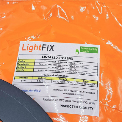 Cinta LED 3.6W 24V - blanco...