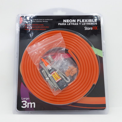 Blister neon led naranjo...