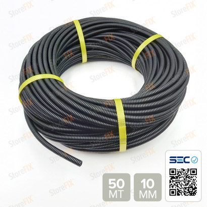 Tubo corrugado negro 10mm...