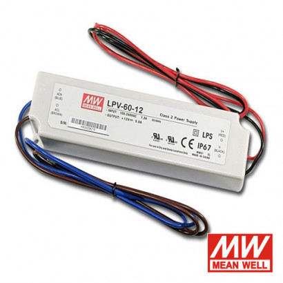 Fuente de poder 60W 12V LPV
