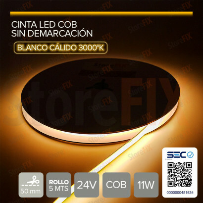 Cinta LED COB sin...
