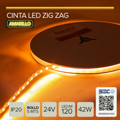 CINTA LED ZIGZAG 8.4W 24V...