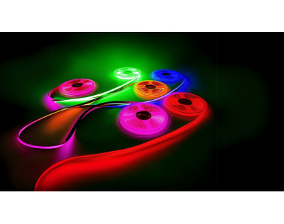 Cintas LED COB 11W en colores variados: iluminación decorativa de alto impacto